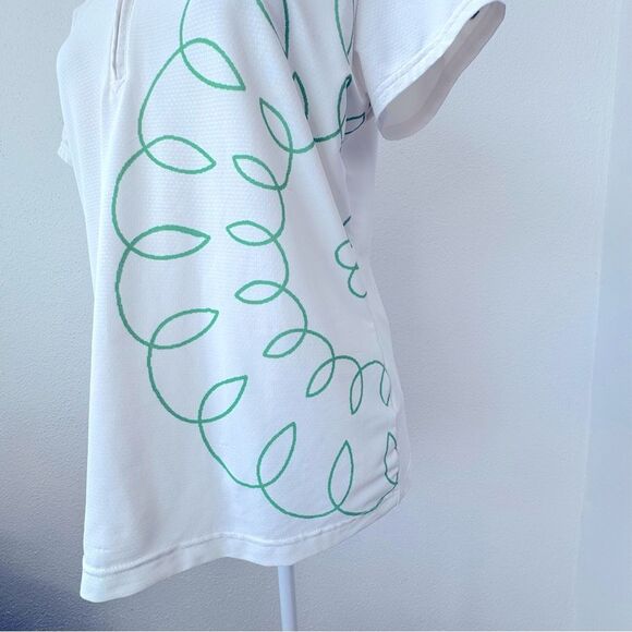 Izod XFG Athletic White Top Cool-FX Short Sleeve SZ M - Picture 4 of 14